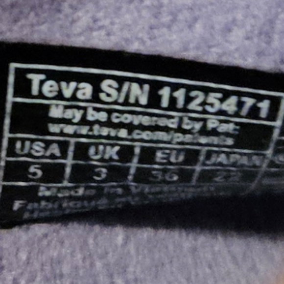 Teva Quilted Slip-On Sneakers - Blue and Cream - Picture 7 of 9
